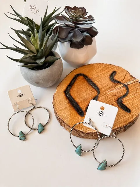 The Ringo Faux Turquoise Earrings