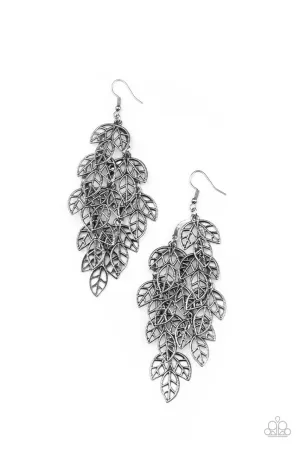 The Shakedown Silver Paparazzi Earrings