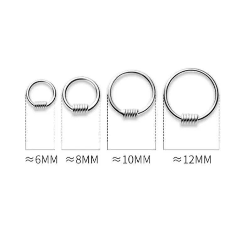 Thin Hoop Earrings - SH007