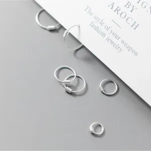 Thin Hoop Earrings - SH007