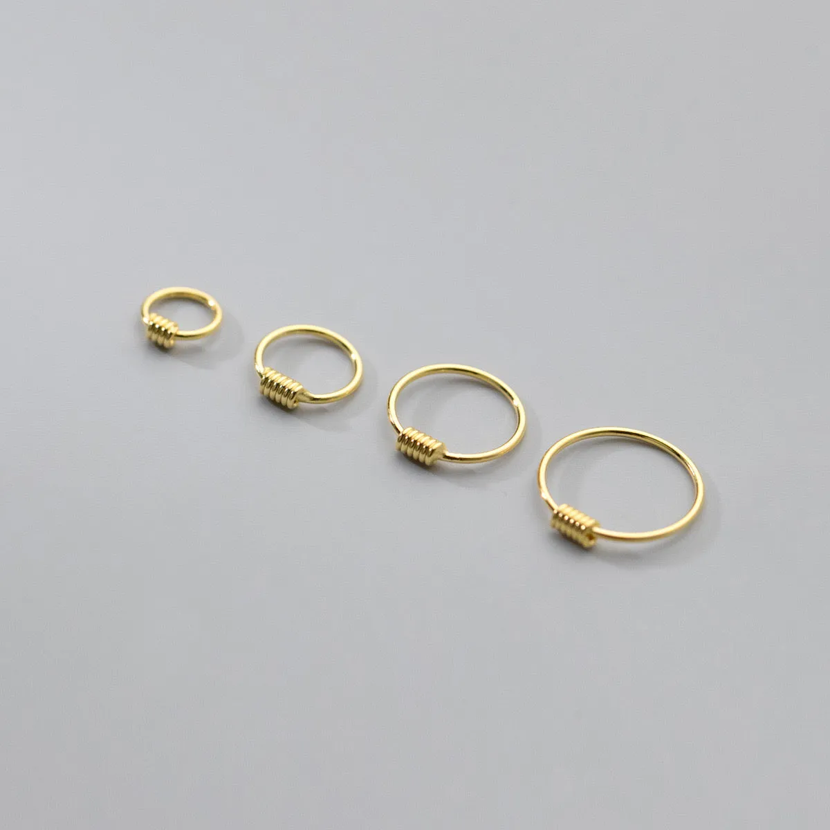 Thin Hoop Earrings - SH007