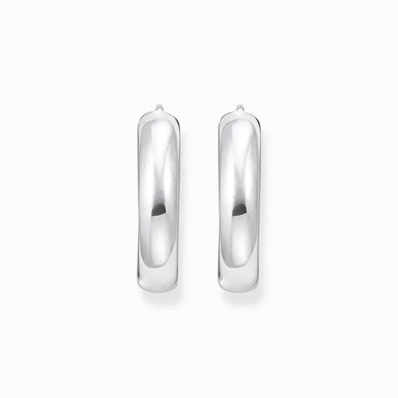 Thomas Sabo Silver Big Chunky Hoop Earrings