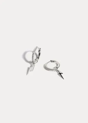 Thora on Calypso Silver Hoops