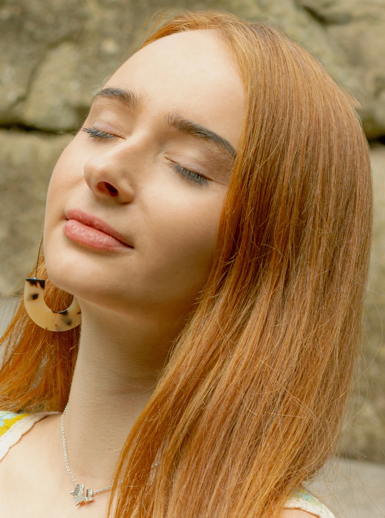 Threader Tortoise Shell Scoop Earrings