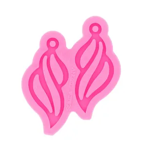 Three Spiral Tassel Earrings Earrings Silicone Mold