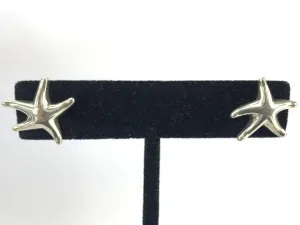 Tiffany & Co Elsa Peretti Sterling Silver Starfish Earrings