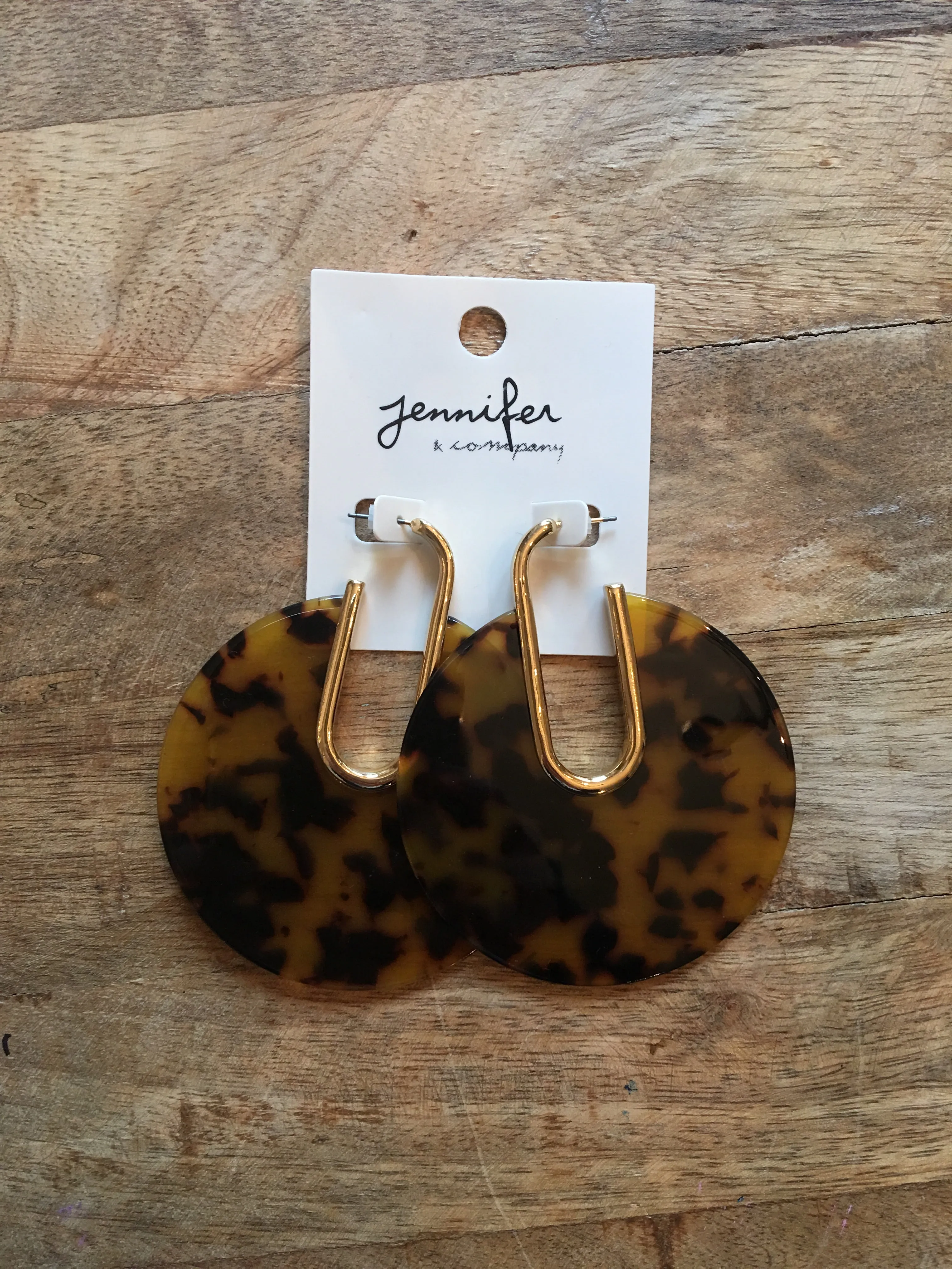 Tortoise Shell Earrings