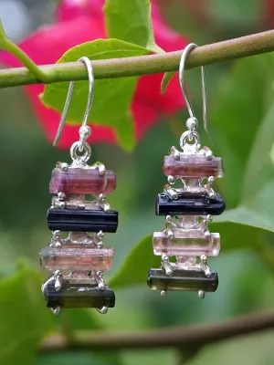 Tourmaline Crystal Earring Set 3