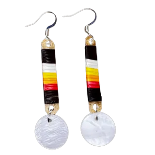 TRC Quill & Abalone Earrings