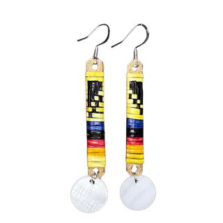 TRC Quill & Abalone Earrings