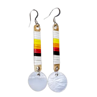 TRC Quill & Abalone Earrings