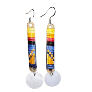 TRC Quill & Abalone Earrings