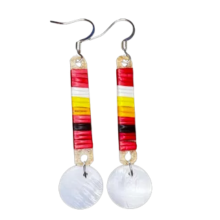 TRC Quill & Abalone Earrings