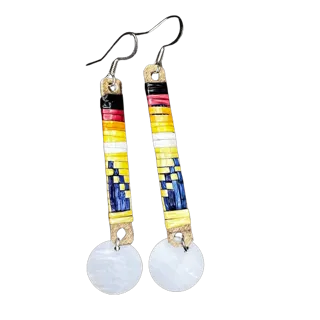 TRC Quill & Abalone Earrings