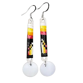 TRC Quill & Abalone Earrings