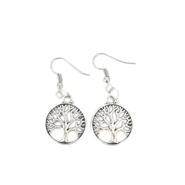 Tree Of Life Drop Earrings