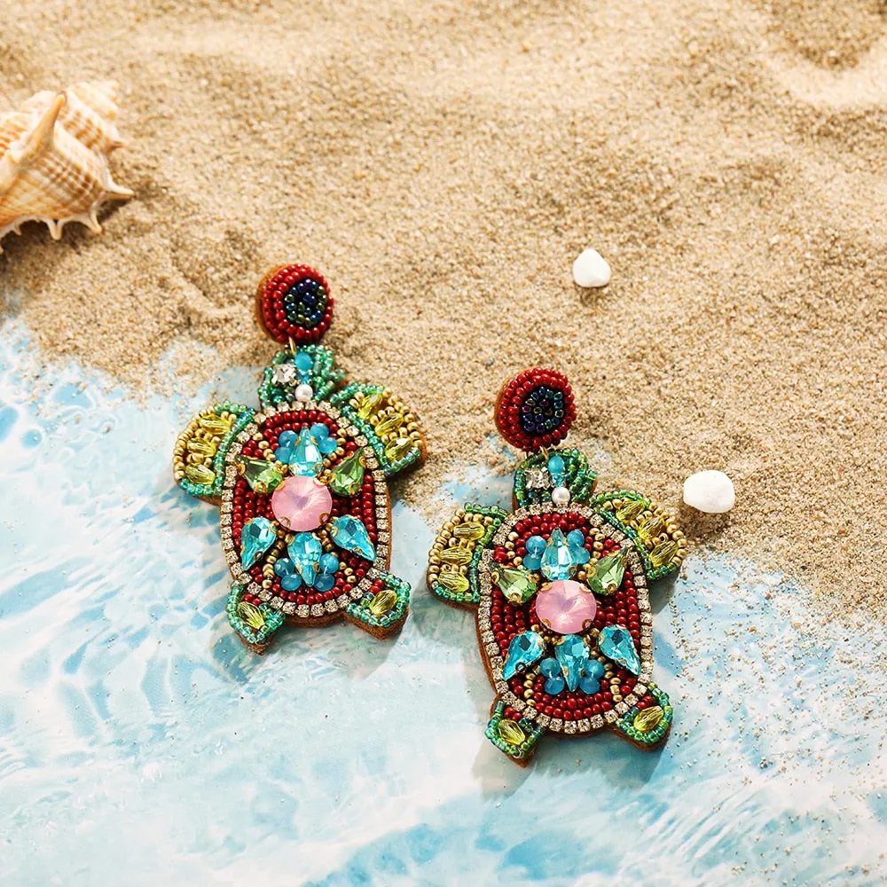 Trendy Boho Beach-inspired Dangle Earrings