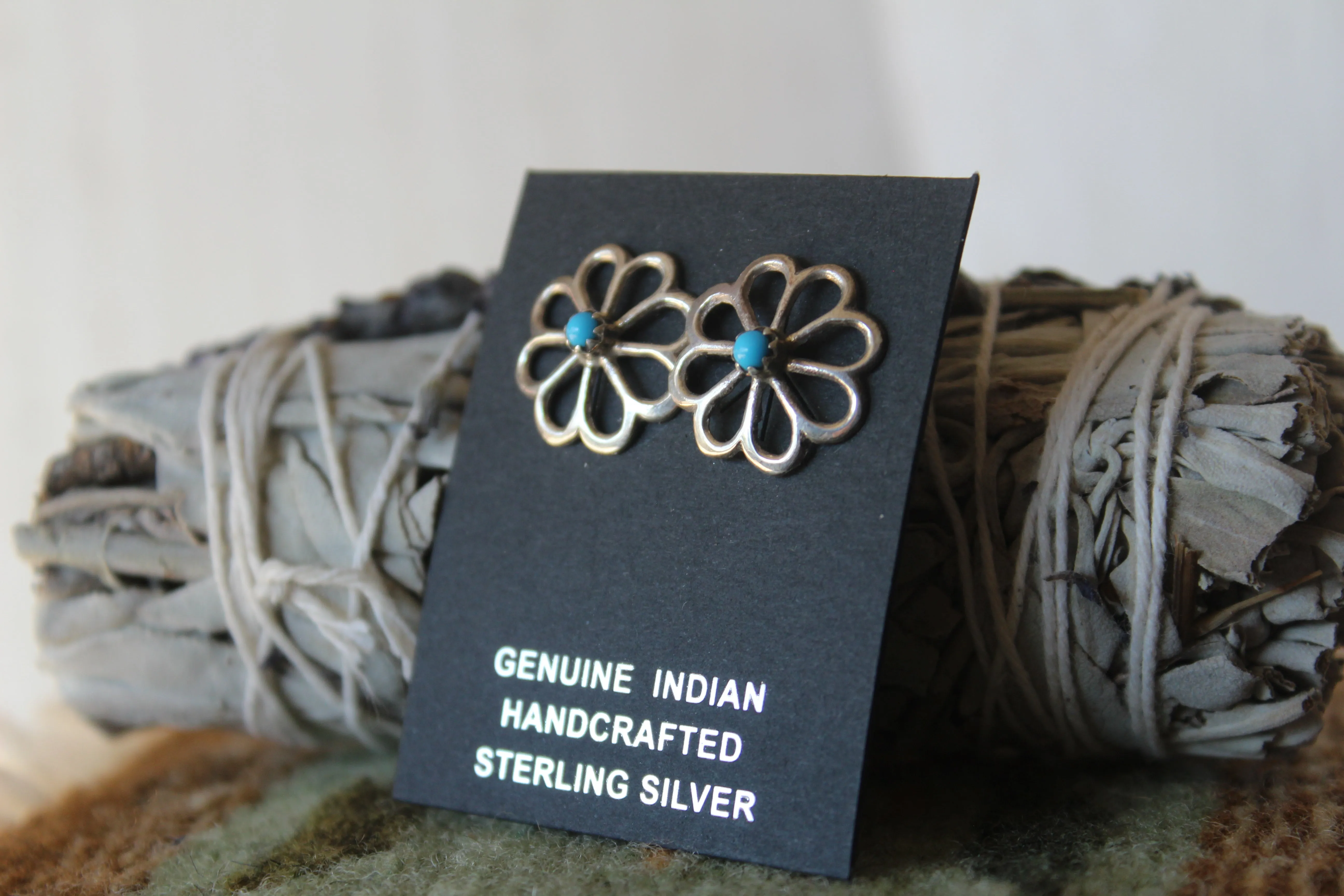Turquoise Blooms Earrings