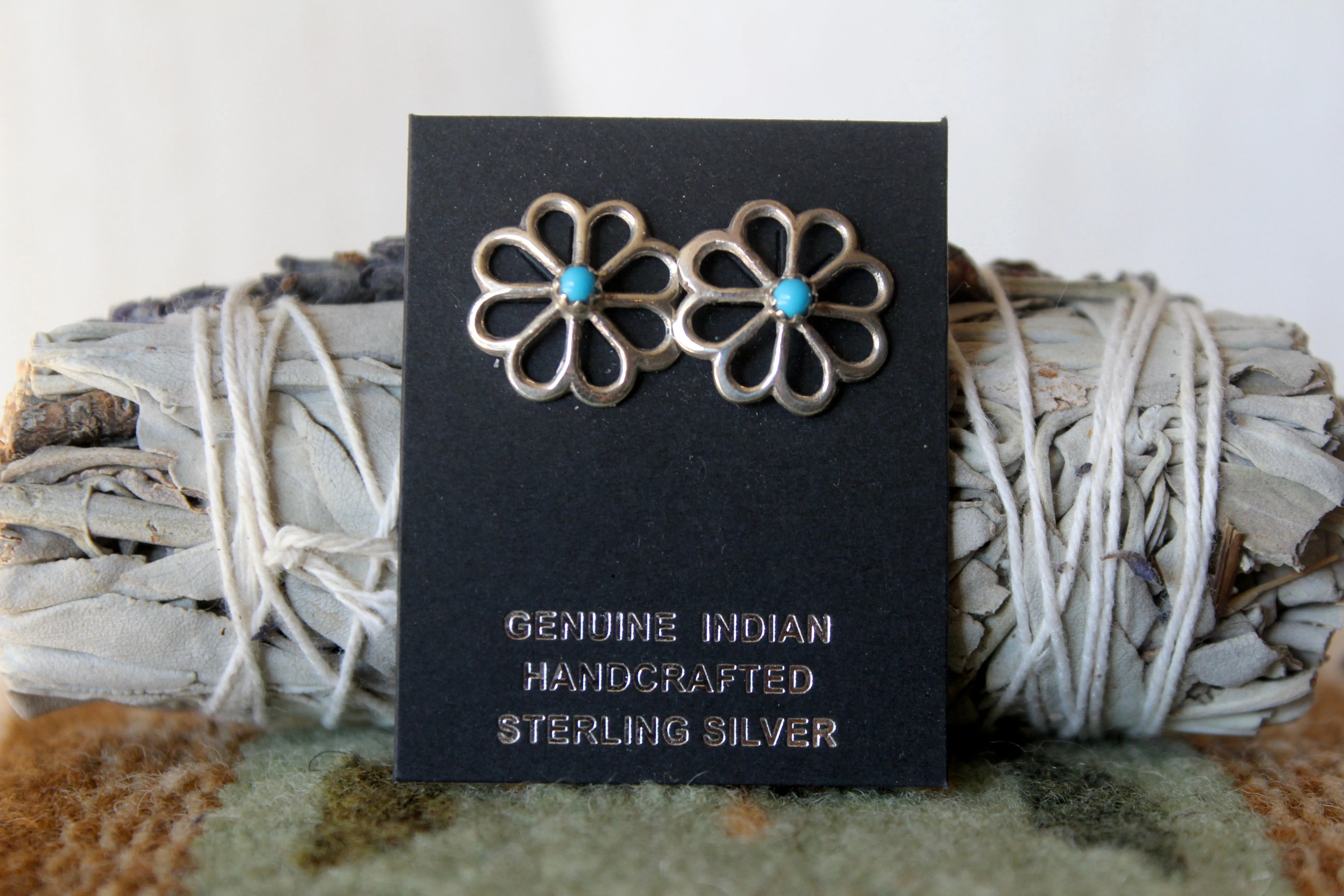 Turquoise Blooms Earrings