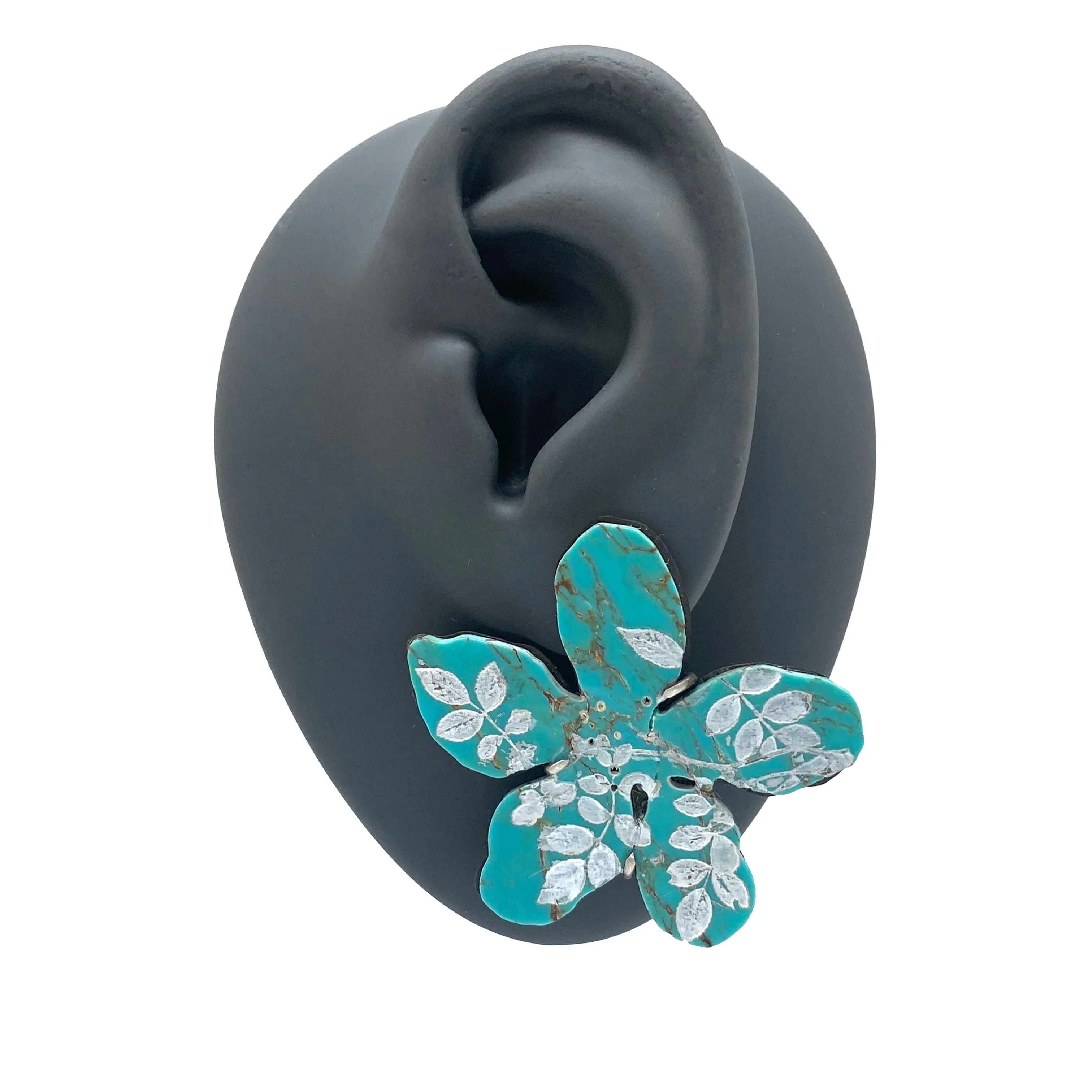 Turquoise Flower Earrings