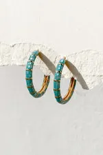 Tyrene Shell Hoops