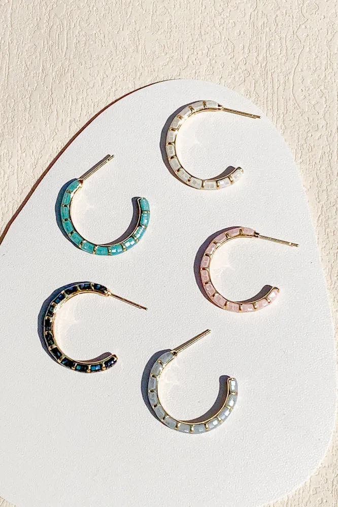 Tyrene Shell Hoops