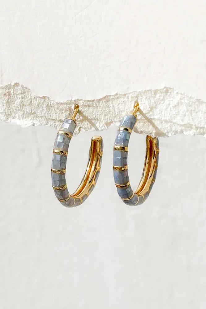 Tyrene Shell Hoops
