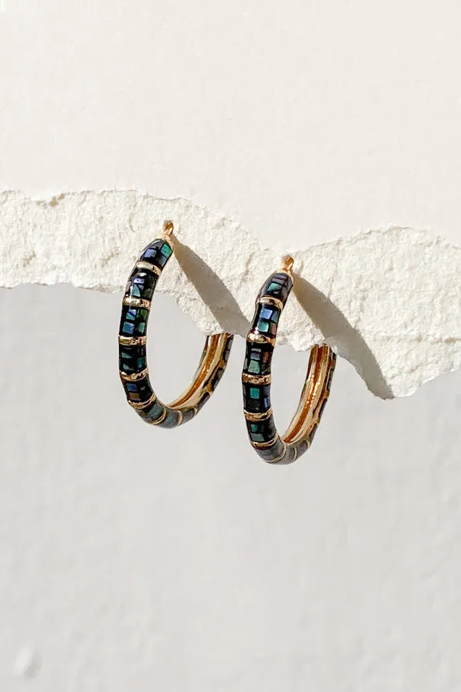Tyrene Shell Hoops