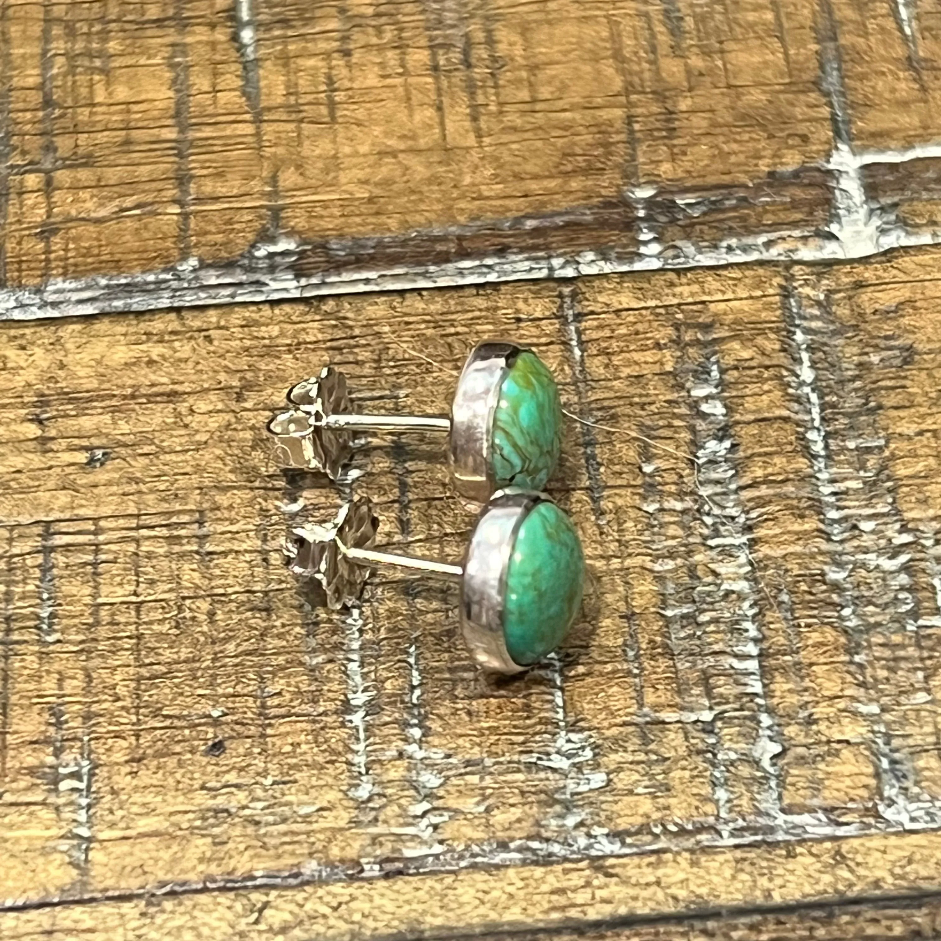 Tyrone Turquoise Studs