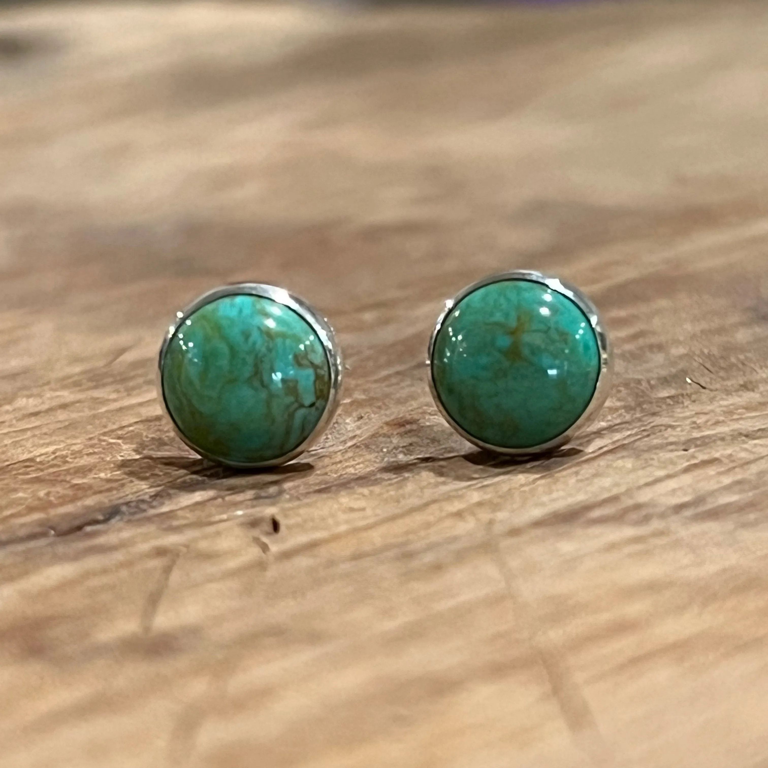 Tyrone Turquoise Studs
