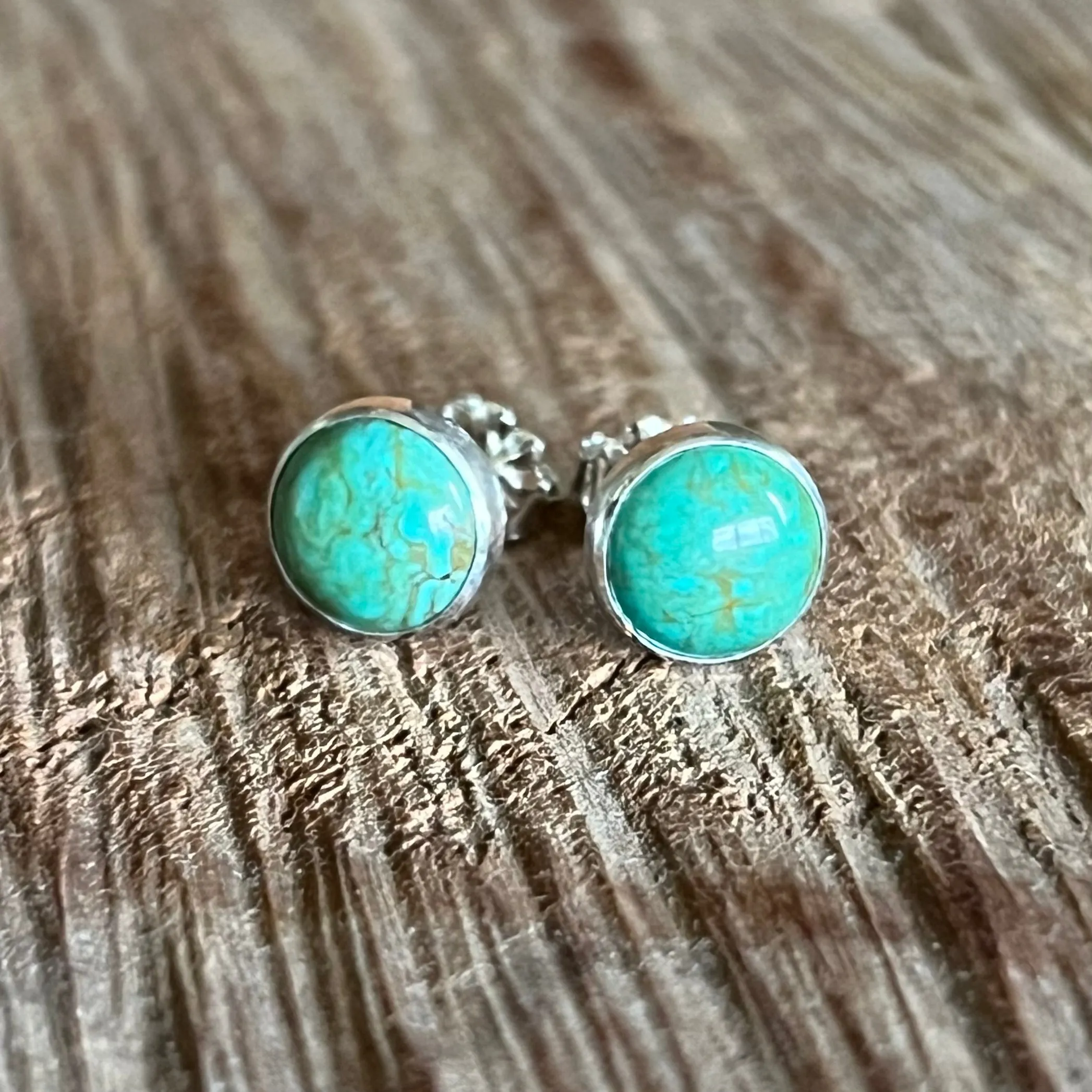 Tyrone Turquoise Studs
