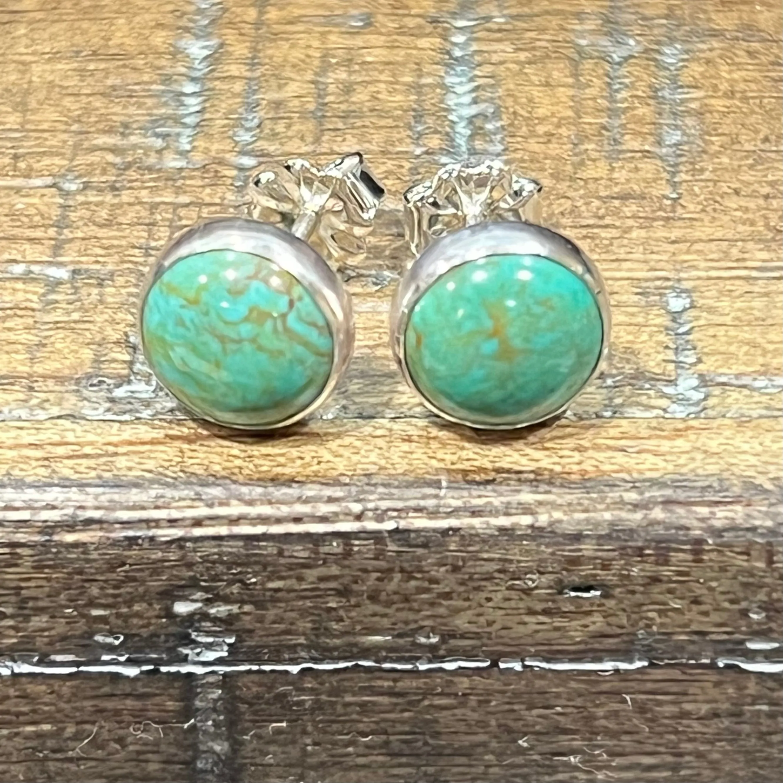Tyrone Turquoise Studs