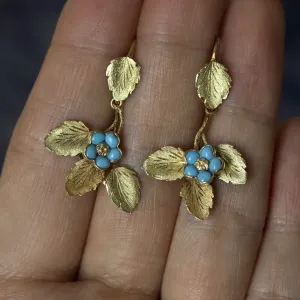 Victorian 'Forget-Me-Not' Earrings