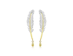 Vintage Feather Earring