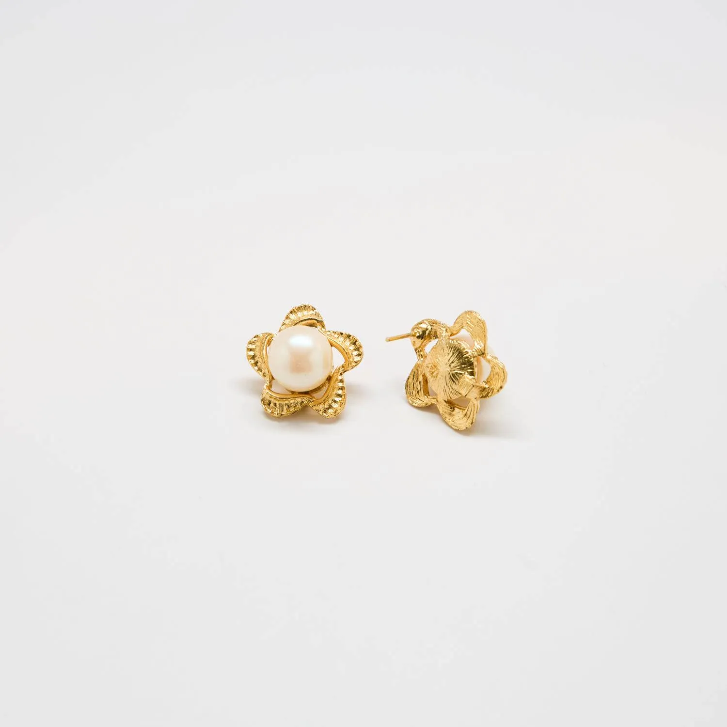 Vintage Pearl Starfish Earrings