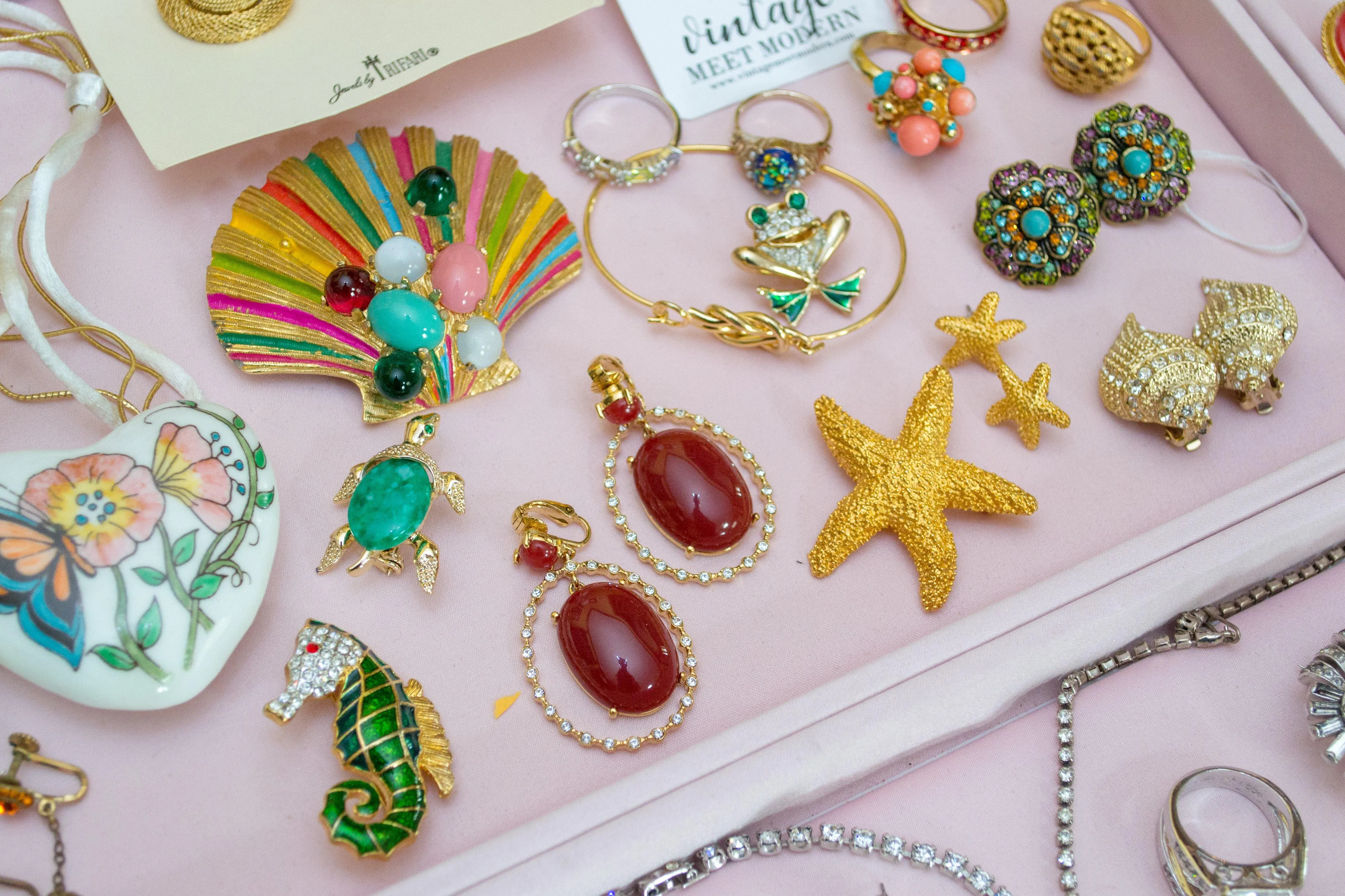 Vintage Starfish Brooch