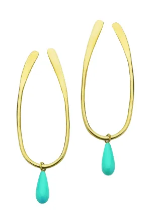 Wishbone with Drops Earrings