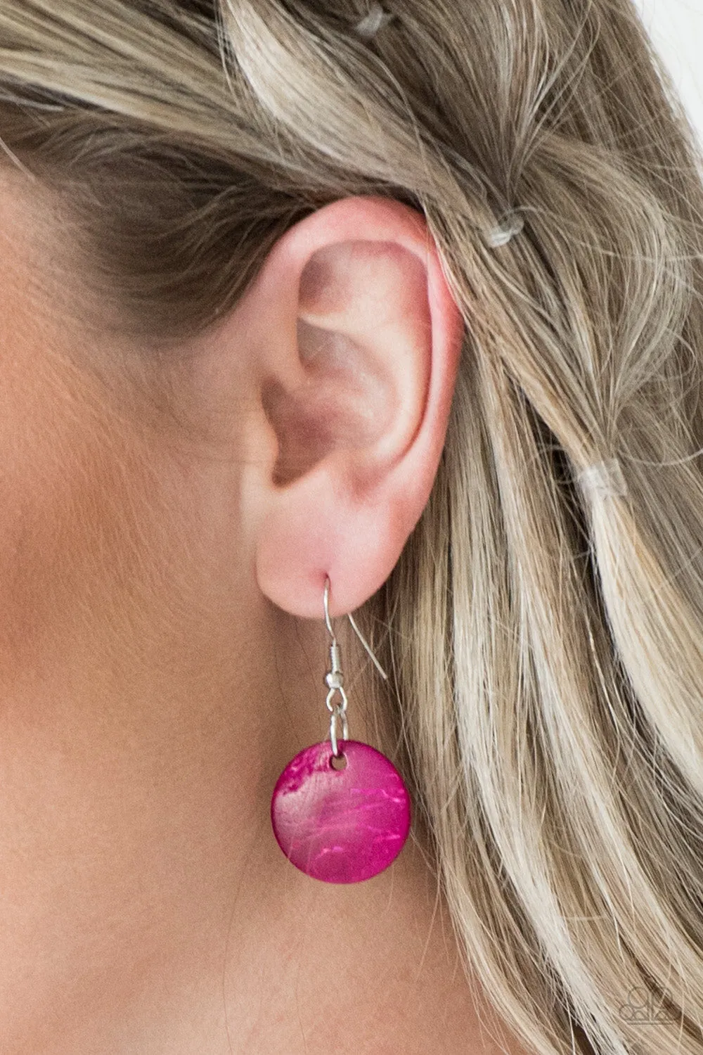 Wonderfully Walla Walla Pink Wood Necklace