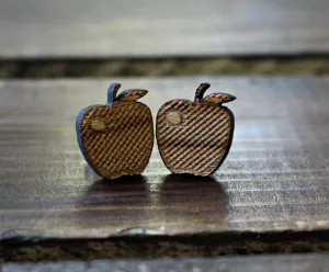 Wood Apple Earrings from The Wood Reserve