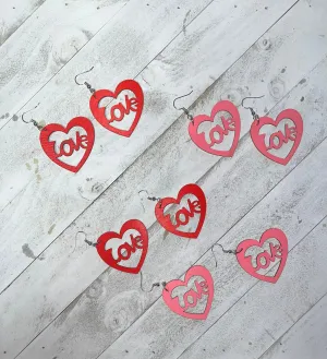 Wooden Love ❤️ Earrings