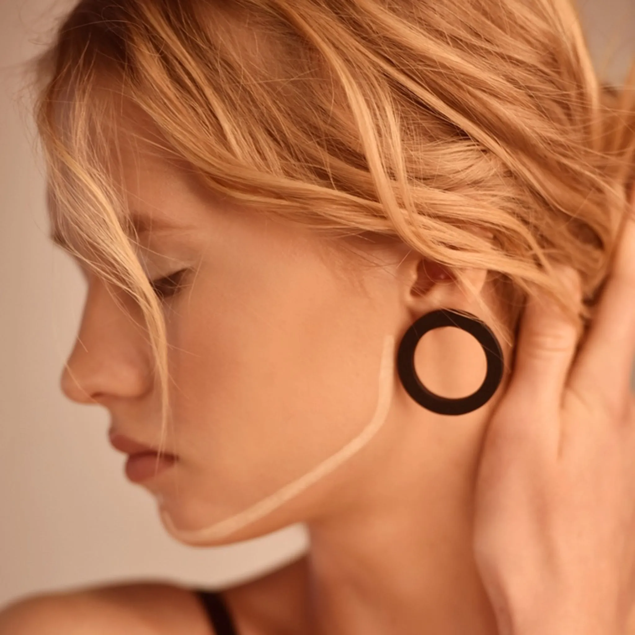 Wooden O Earrings