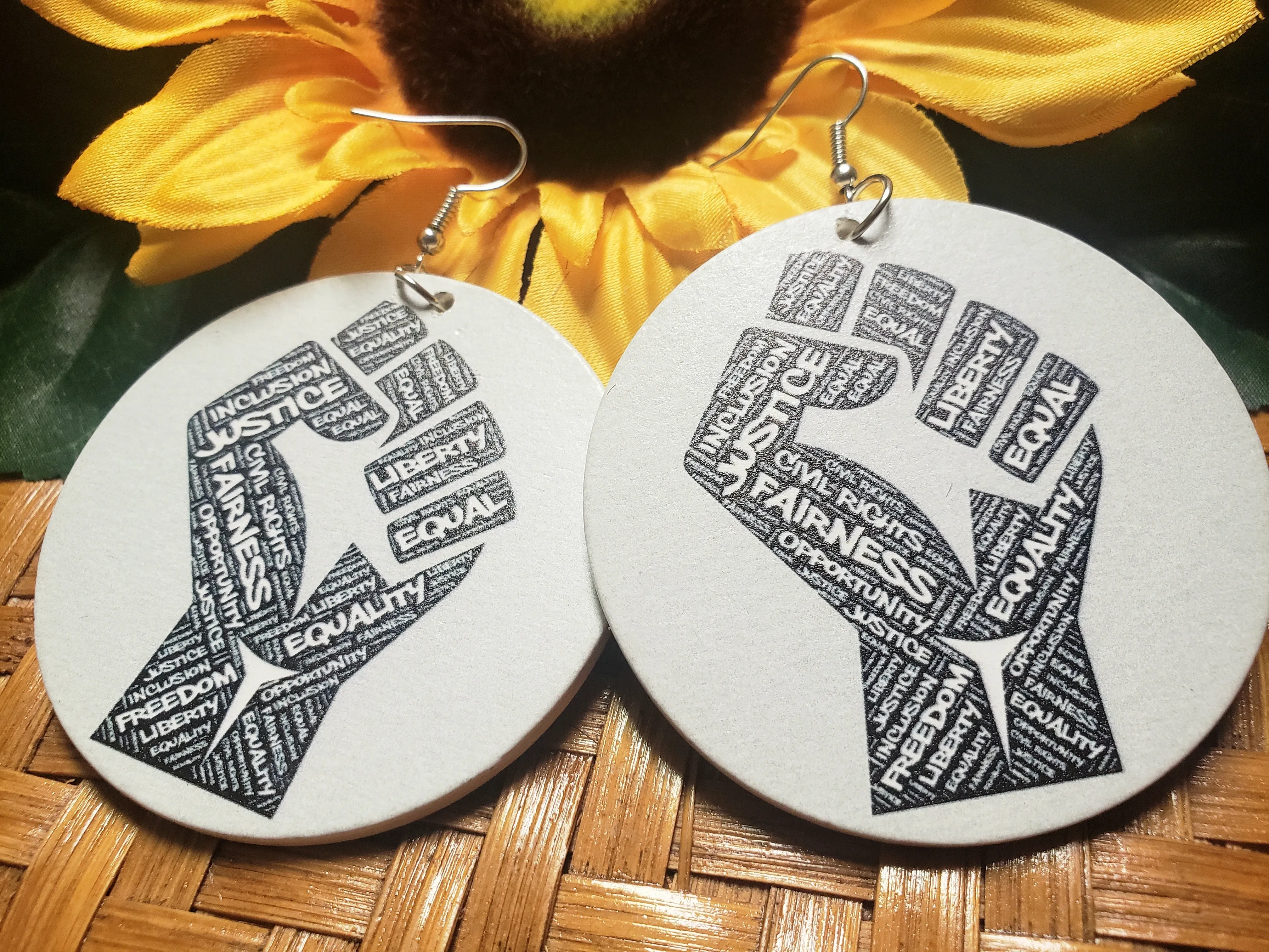 Words of Power Earrings