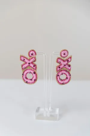 XO Beaded Earrings