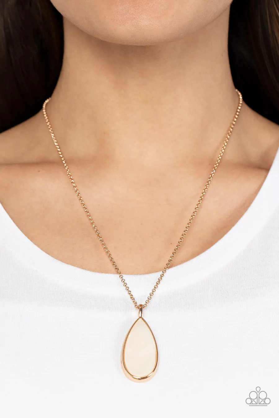 Yacht Ready Gold Necklace Paparazzi