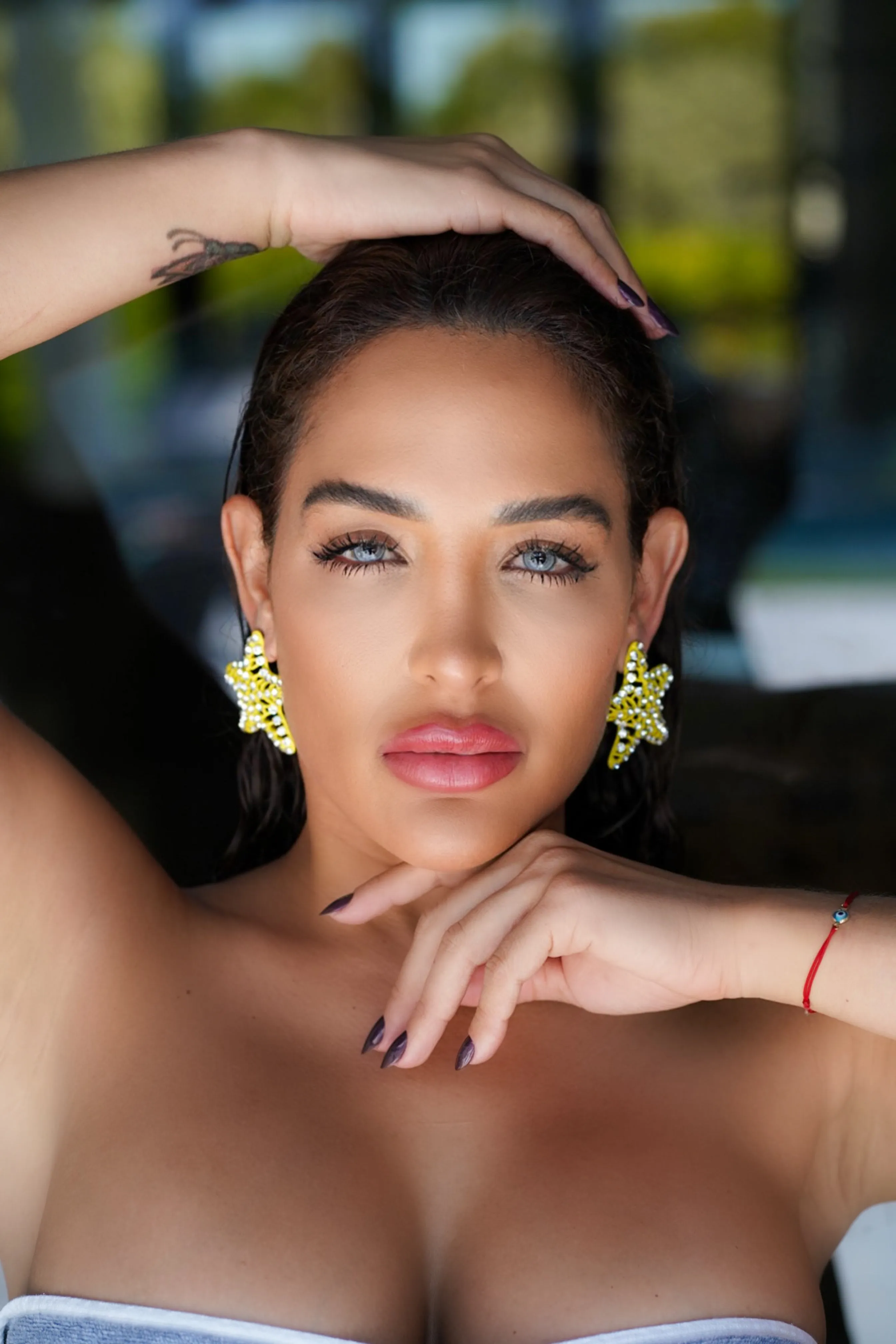 Yellow Bright Star Earrings