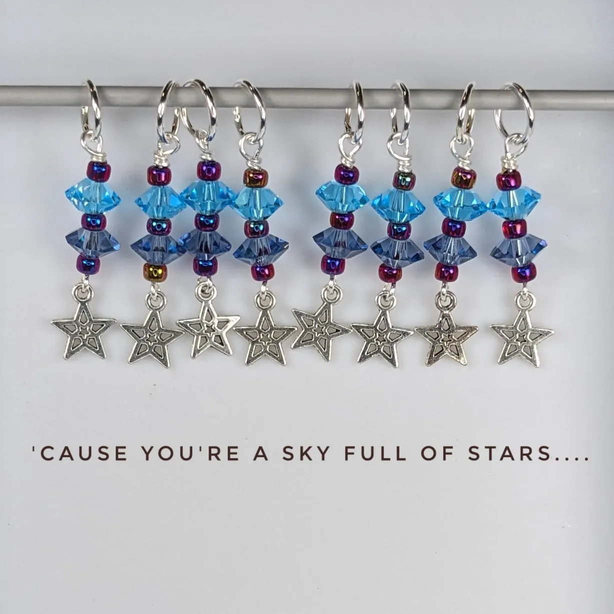 You're a Sky Full of Stars Stitch Markers