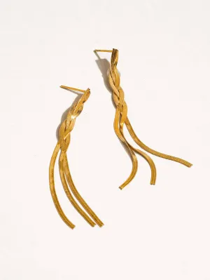 Zed Tassel Earring | Waterproof Jewelry